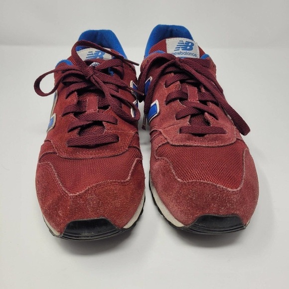 [SOLD]New Balance Shoes 9.5 Burgundy Red Blue Sneakers Lifestyle Classic M373SRB - Picture 4 of 16
